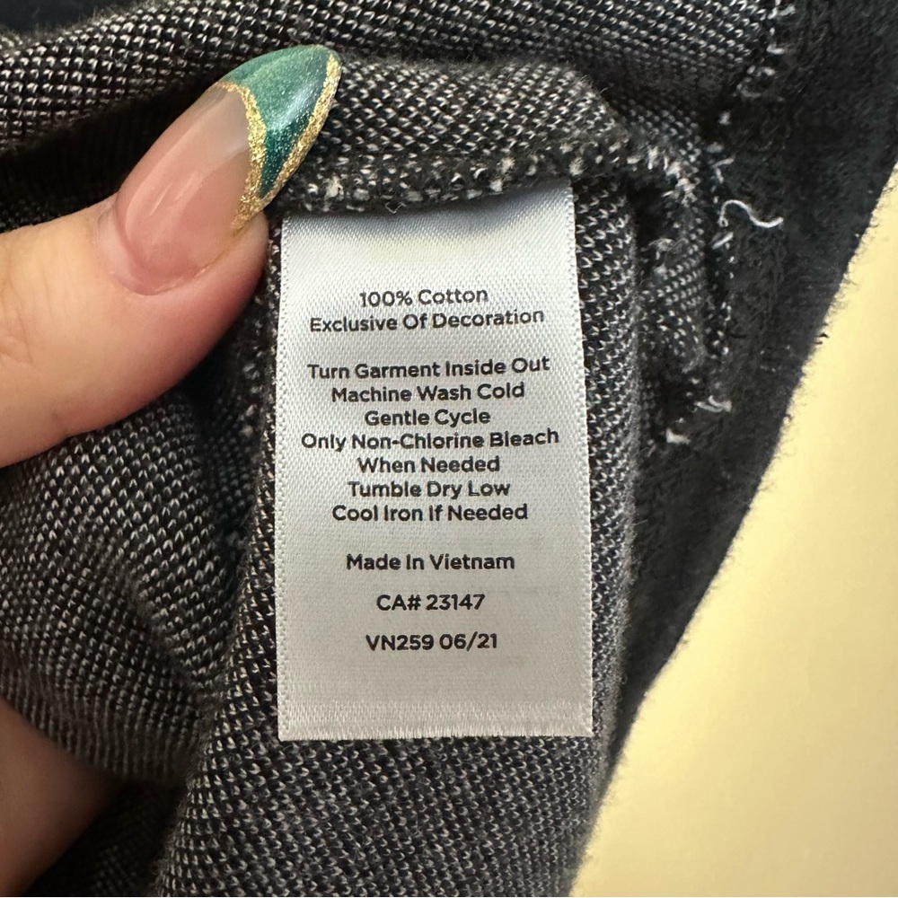 T By Talbots Geo Jacquard Raglan Half-zip Pullover Women 1X Black - Picture 4 of 6